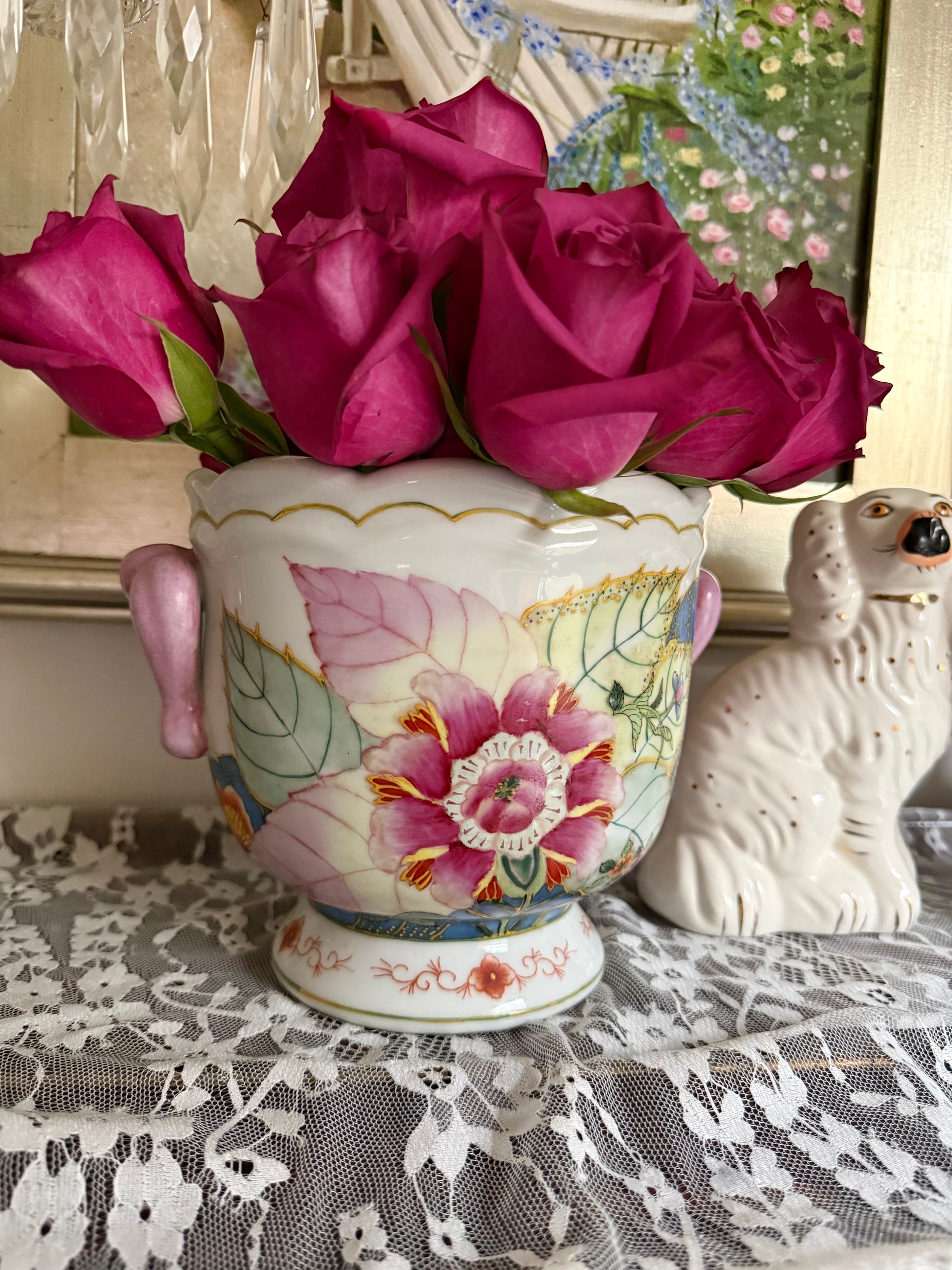 Tobacco Leaf Cachepot