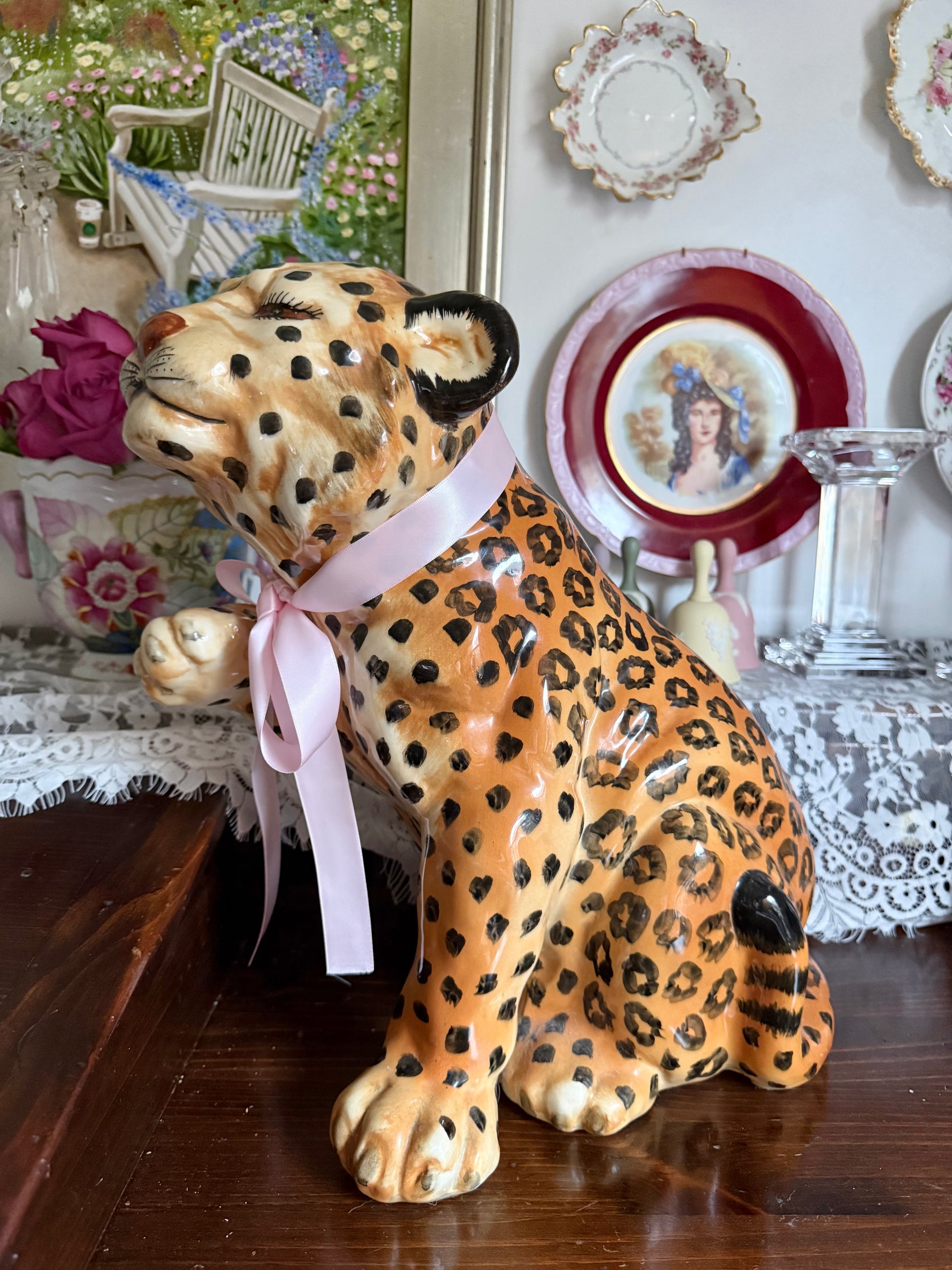 Italian Ceramic Leopard