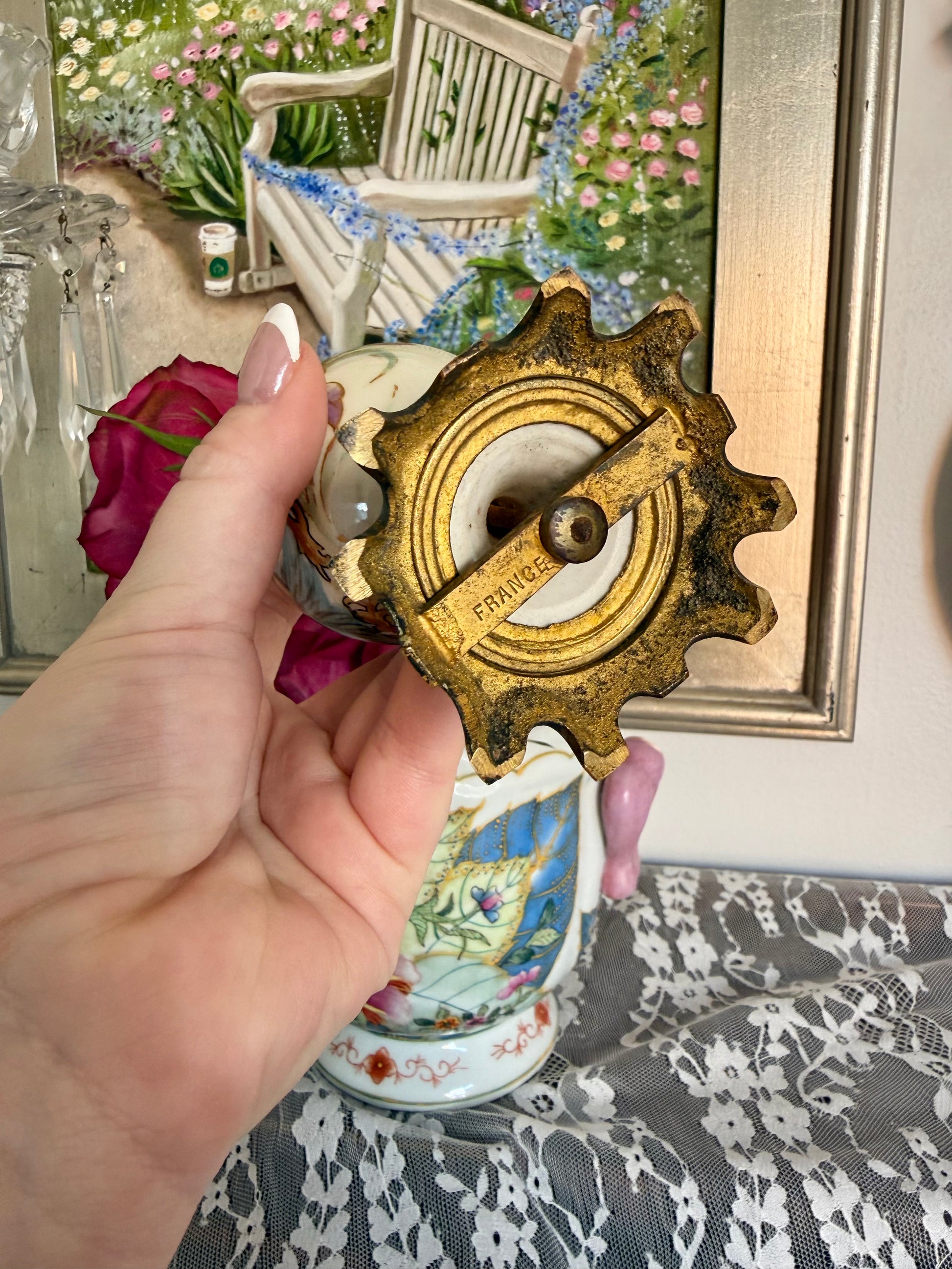 French Art Nouveau Miniature Urn