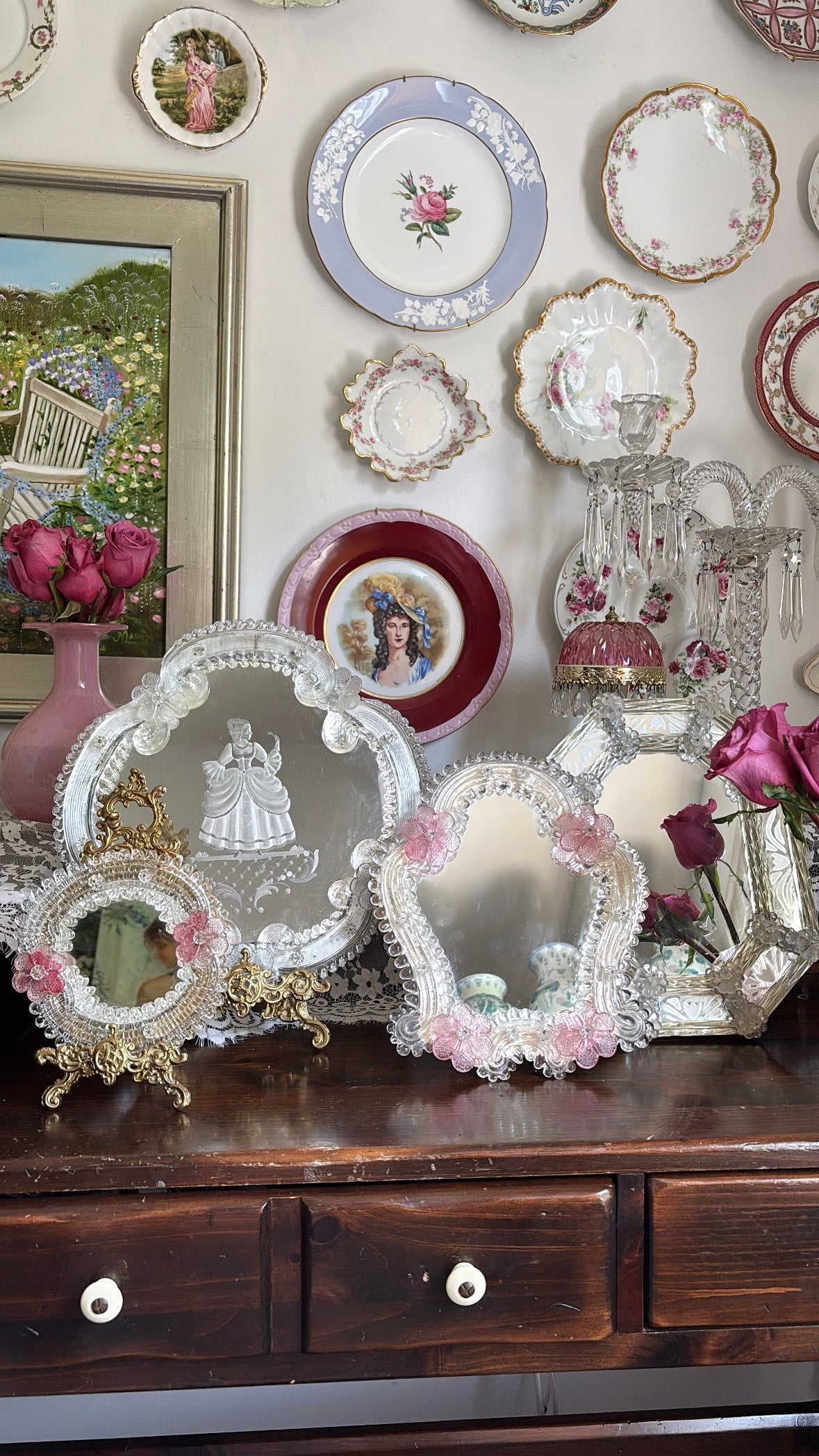 Murano Glass Vanity Mirror