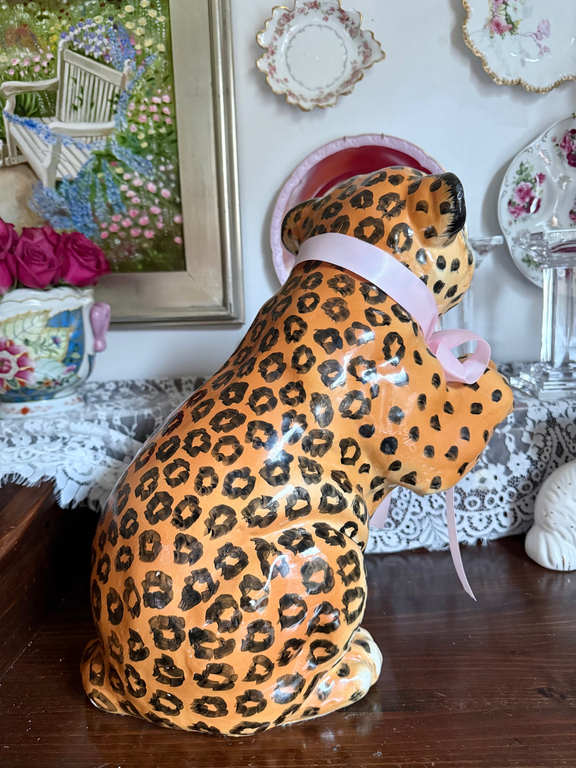 Italian Ceramic Leopard