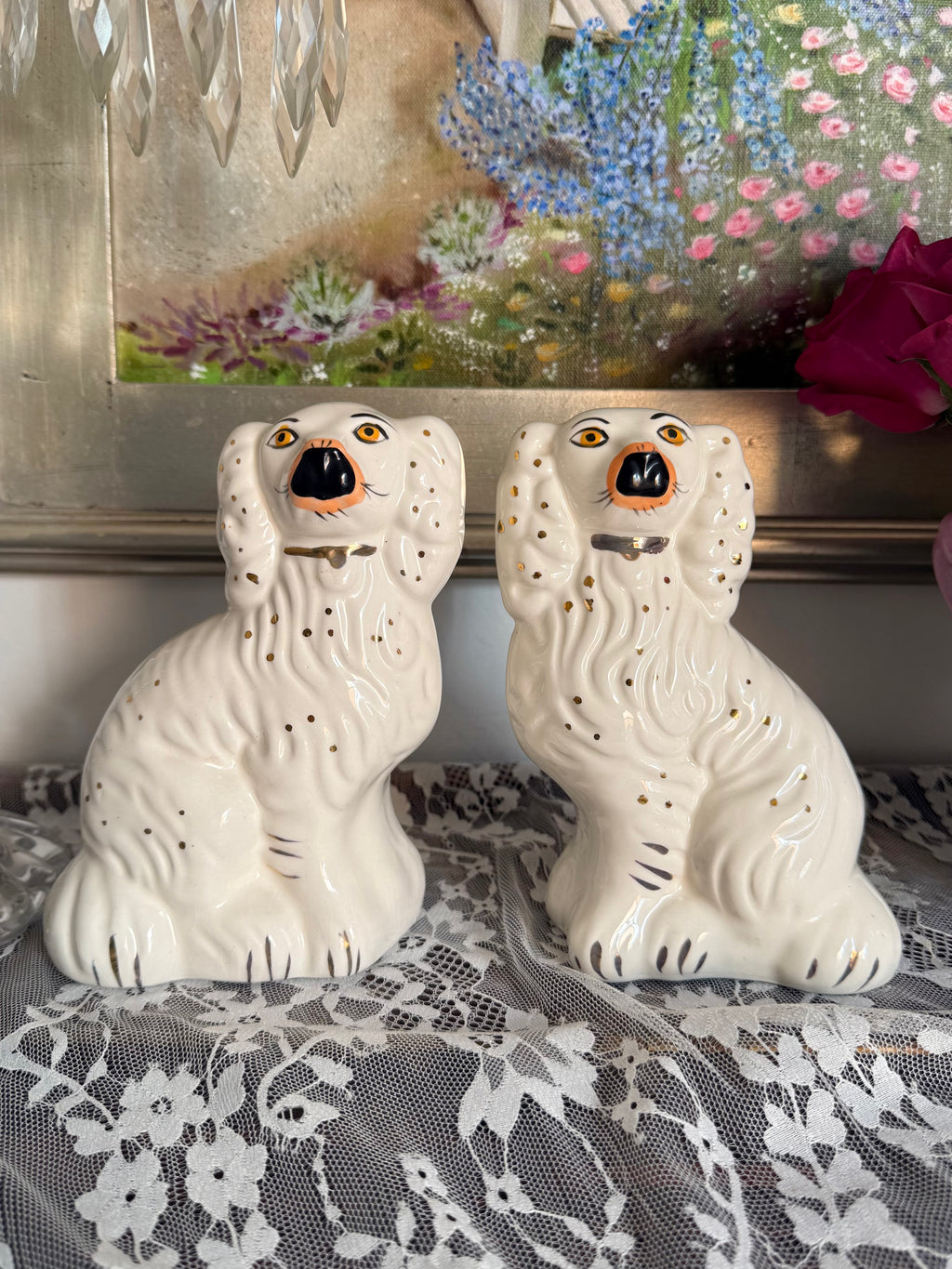 Staffordshire Spaniel Mantel Dogs