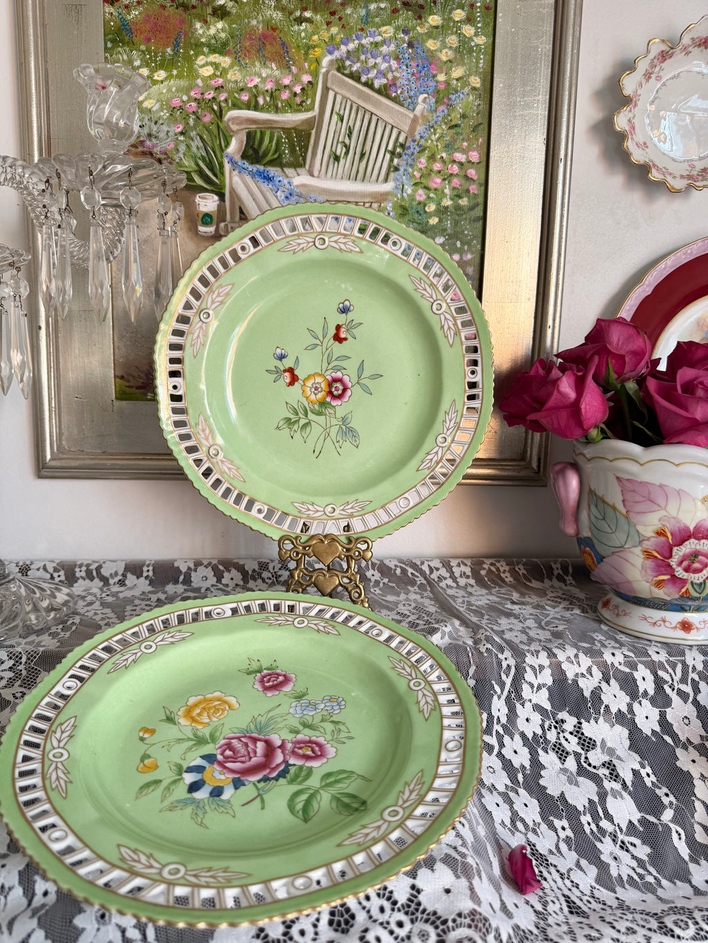 Pistachio Green Chelsea House Plate Set