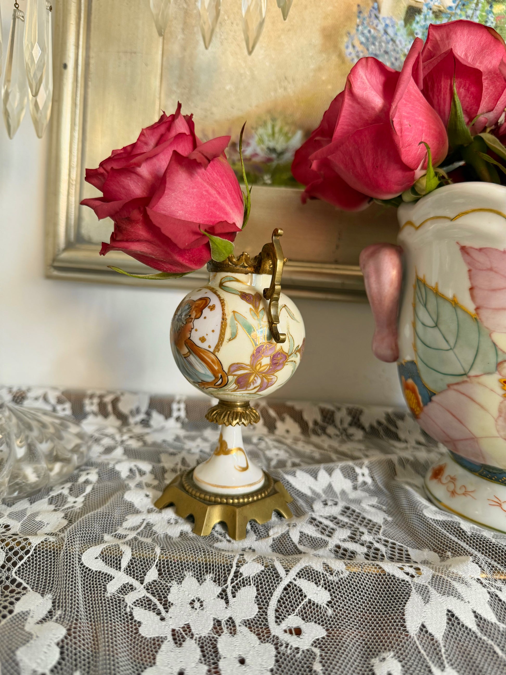 French Art Nouveau Miniature Urn