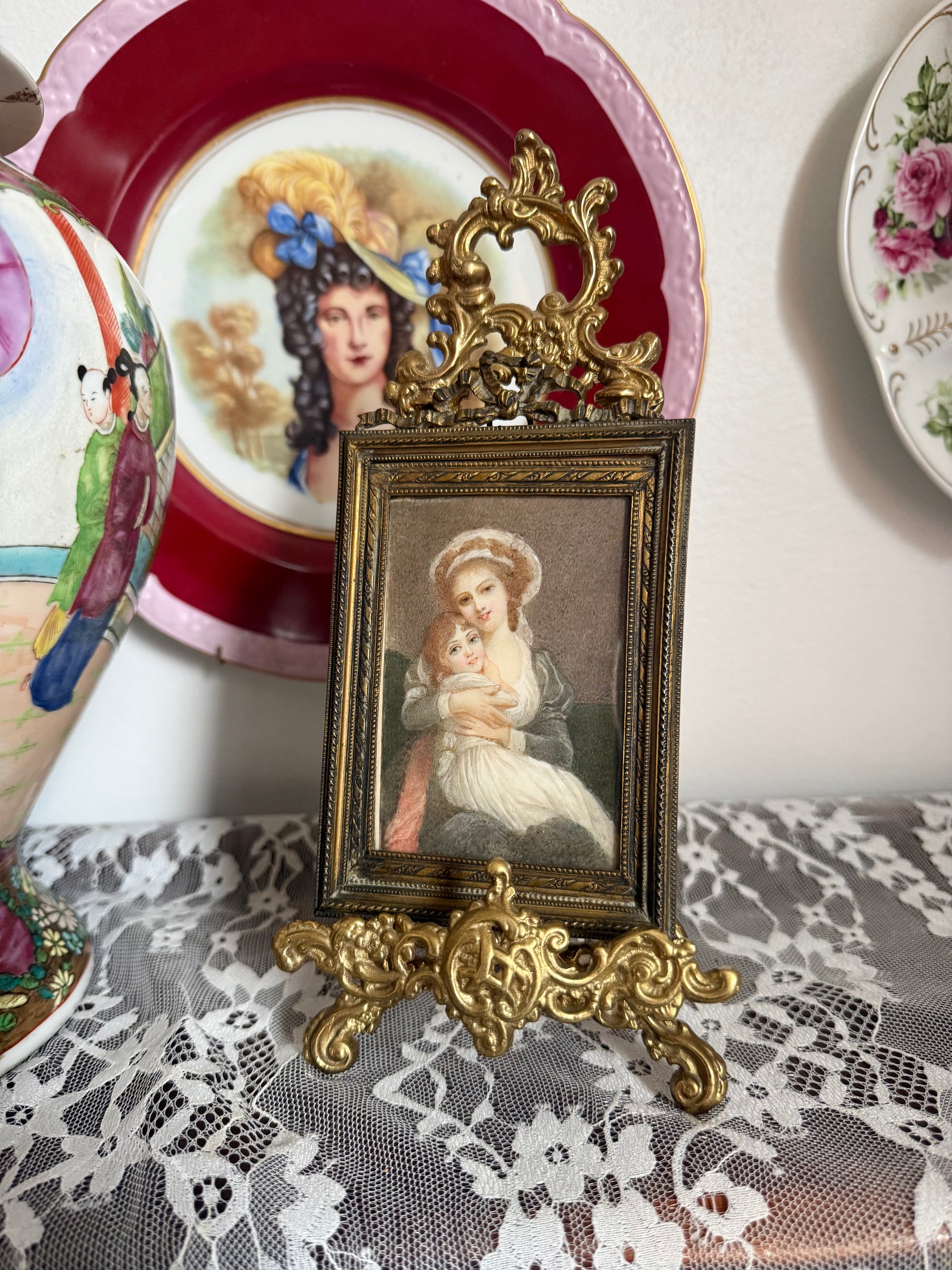 19th Century Madonna & Child Miniature