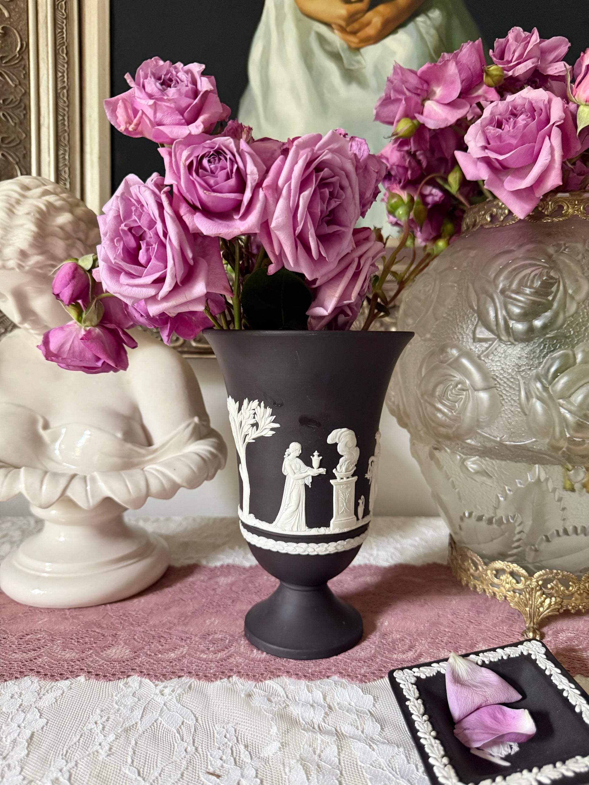 Wedgwood Black Basalt Vase