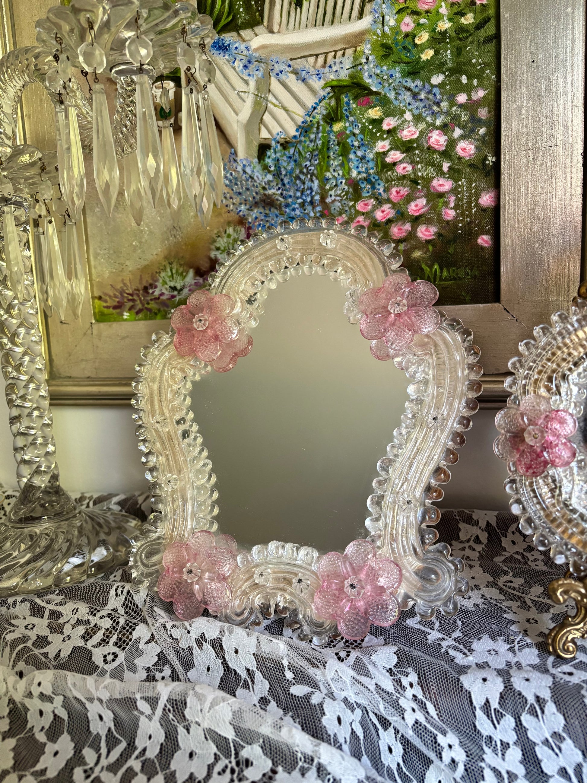 Murano Glass Vanity Mirror