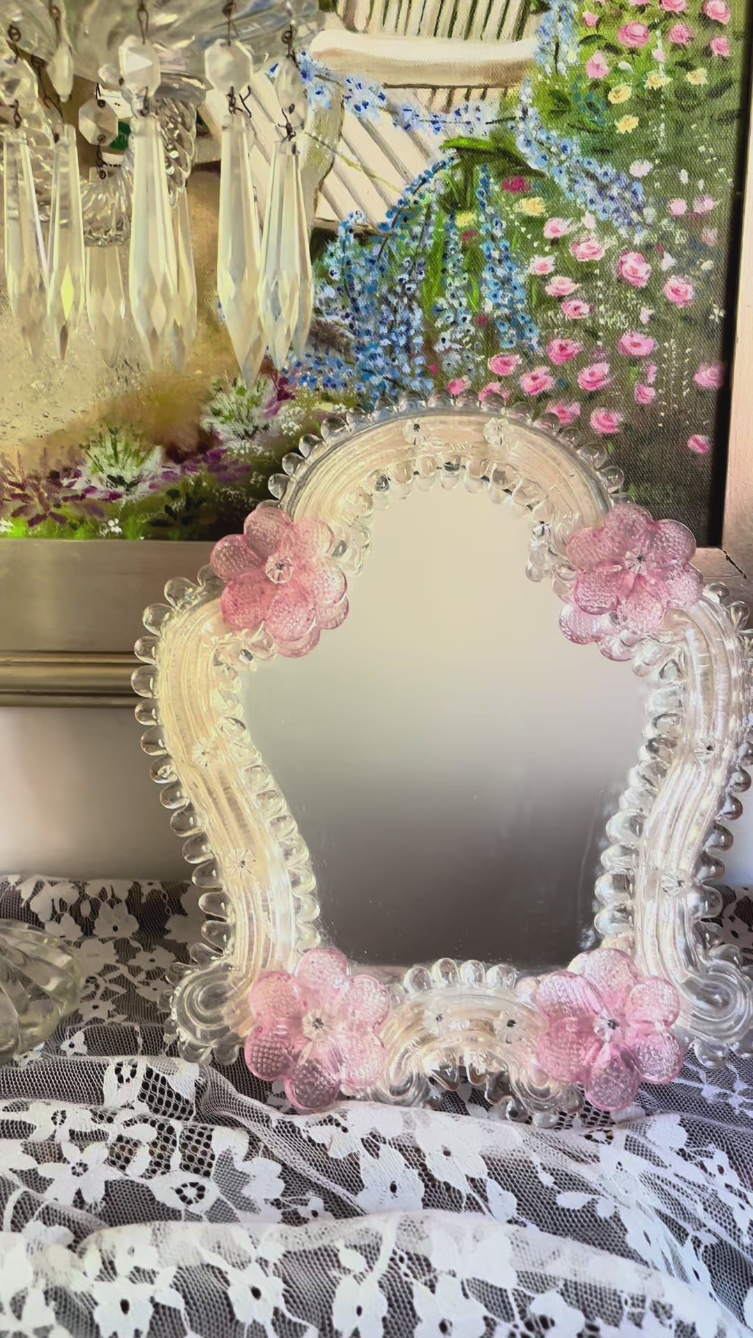 Murano Glass Vanity Mirror